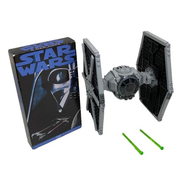 LEGO Star Wars Imperial TIE Fighter 75300 and Star Wars A New Hope VHS - Picture 1 of 9